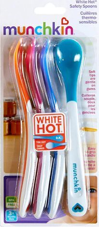 Lugë për fëmijë Munchkin Hot Safety, 4 copë