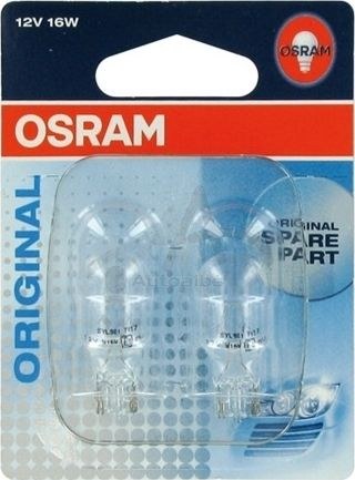 Llambë sinjali Osram Original W16W, 12V, 16W, transparente