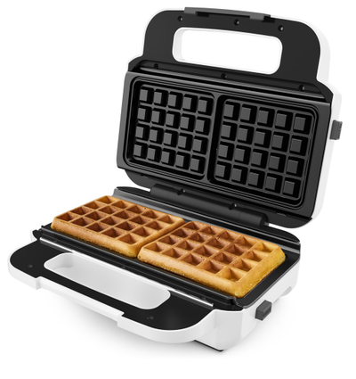 Tostier dhe aparat waffle Tefal SW7011, 700W, pllaka të këmbyeshme, i bardhë