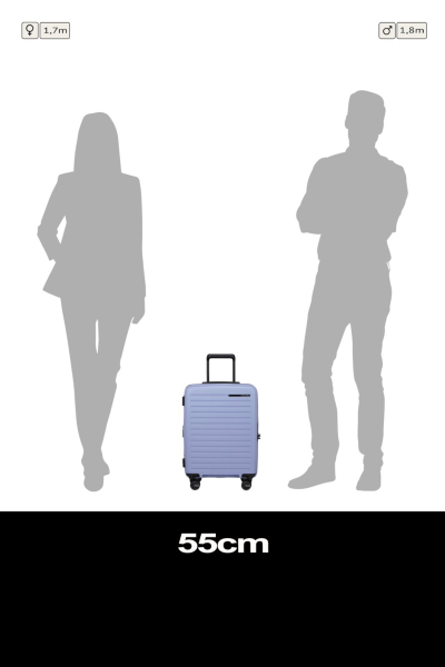 Valixhe Kabine Me 4 Rrota Samsonite Restackd 55/20 Cm, E Zgjerueshme Ngjyrë Lavender