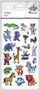 Ngjitëse dekorative Titanum Raised Stickers Animals Mix, 50 copë, me kafshë, shumëngjyrëshe