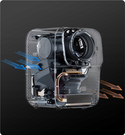 Projektor Xiaomi Wanbo T4, Full HD 1080p, me Android 9.0, i bardhë