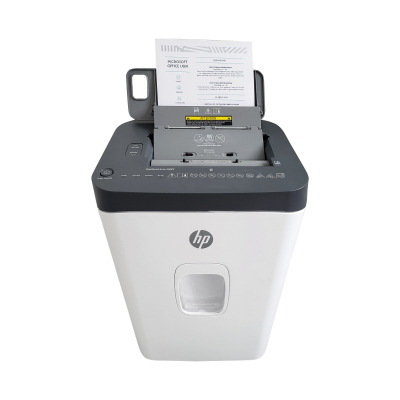 Shredder dokumentesh HP OneShred Auto 200CC, prerje cross cut P-4, auto feed 200 fletë, i bardhë