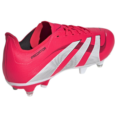 Këpucë futbolli Adidas Predator League SG, material sintetik, me lidhëse, të kuqe