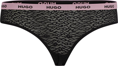 Mbathje për femra Hugo Boss, të zeza/rozë