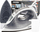 Hekur me avull Mesko MS 5037, 2800W, pllaka qeramike, gri