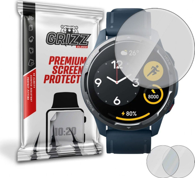 Folie mbrojtëse mat GrizzGlass për Xiaomi Watch Color 2, set 2 copa, transparent