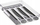 Ndars sirtari Kinvara Plastic Silicone, plastike dhe silikon, transparent dhe gri