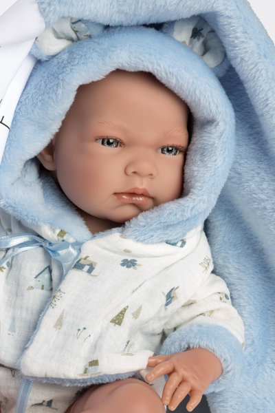 Bebe lodër Llorens Nico, 40cm, trup vinili, për banjo