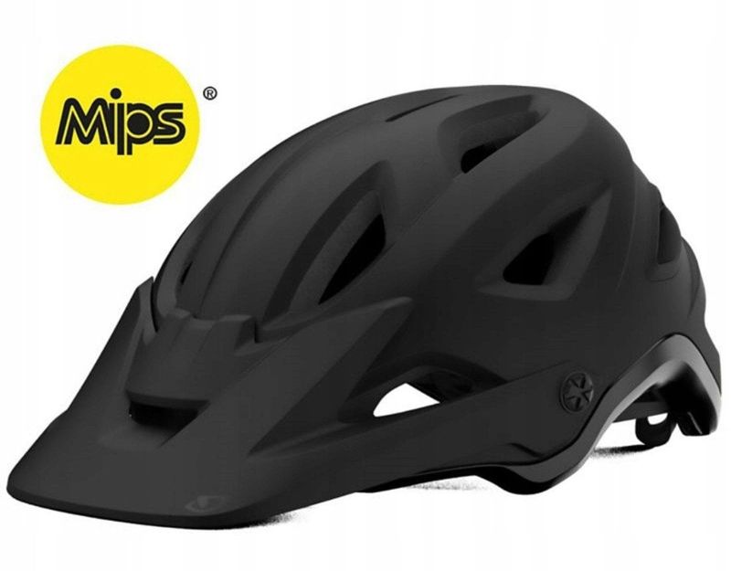 Helmetë biçiklete Giro Montaro Mips II, trail MTB, me MIPS, e zezë