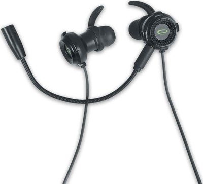 Kufje gaming Esperanza EGH202K, in ear me mikrofon, 1.2m, të zeza