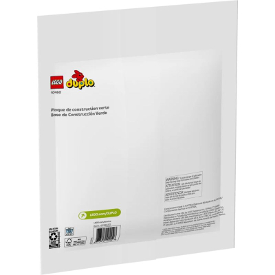 Bazë ndërtimi LEGO DUPLO 10460, pllakë për kube, 1,5+ vjeç, jeshile