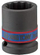 Çelës goditës TONY Short Impact Socket, 3/4", 32mm 12-këndor, i zi