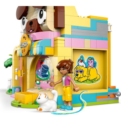 Set lodrash Pet Accessories Shop, playset dyqan aksesoresh për kafshë, shumëngjyrësh