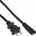 Kabllo rryme InLine bulk pack, prizë USA në Euro C7, 65 copë, e zezë