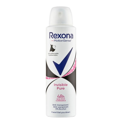 Antiperspirant sprej Rexona Motionsense Invisible Pure, 150 ml