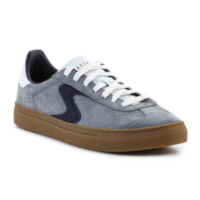 Машки обувки Skechers Arch Fit Legend Romah 254001-GYNV, со слој Arch Fit, сиво со темносина