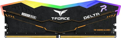 Memorie RAM TeamGroup T-Force Delta TUF RGB 32GB DDR5, 5200MHz, Dual Channel, e zezë