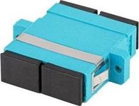 Adapter fibër optike Lanberg MM SC UPC Duplex OM3, turquoise