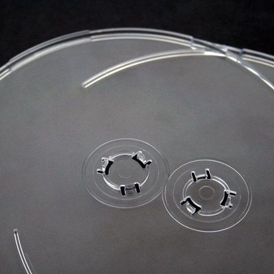 Ndarës DVD Amaray Divider, për kuti të dyfishtë 14mm, transparent