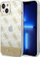 Futrollë telefoni Guess GUHCP14MHG4MHG për iPhone 14 Plus, hardcase, dizajn 4G Pattern Script, ngjyrë e artë