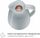 Termus Alfi ECO Vacuum Jug, 1L, plastik pa BPA, gri Quarry