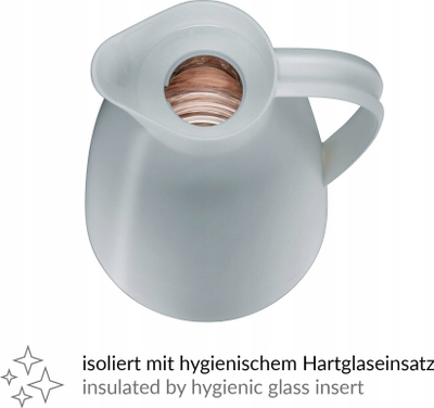 Termus Alfi ECO Vacuum Jug, 1L, plastik pa BPA, gri Quarry