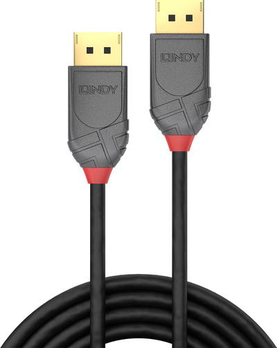Kabllo Lindy DisplayPort, 3m, e hirtë