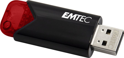 USB flash Emtec Click Easy, 256GB, USB 3.2 Gen 1, i zi e kuq
