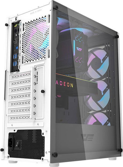 Kuti kompjuteri Darkflash DK352 Plus, ATX E ATX, xham i temperuar, me RGB