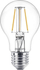 Llambë LED Philips E27 A60 Filament, 4W, 2700K, transparente