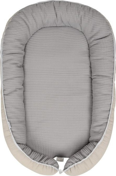 Shtrat pozicionues për bebe PRESTIGE MUSLIN, 80x55cm, pëlhurë pambuku, rozë