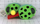 Set raketa shkumë Dromader Ladybug, 2 raketa, me top, jeshile