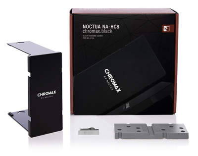 Kapak ftohësi Noctua NA-HC8 chromax.black, për NH-U12A, alumini, i zi