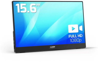 Monitor portabël PORT Designs, 15.6", Full HD, i zi