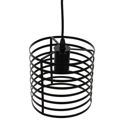 Llambë e varur tavani Φ16x124Hcm (HM4090), zezë