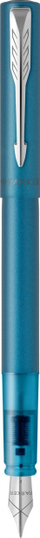 Stilolaps me maje shatërvle Parker Vector XL Metallic Teal, trup metalik, majë çeliku inox, i kaltër