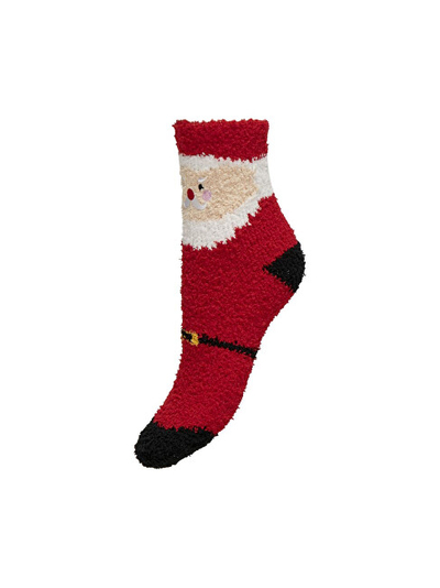 Çorape për femra ONLY CHRISTMAS Chinelle, të kuqe