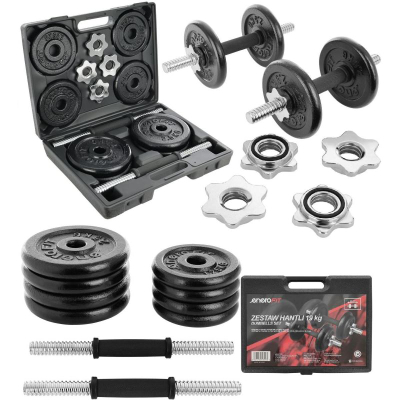 Set hantelash Eb Fit 585470, gize, 2 x 9.5 kg, i zi