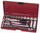 Set çelësa dhe priza Kraftwerk 1/4 & 3/8", 37 copa
