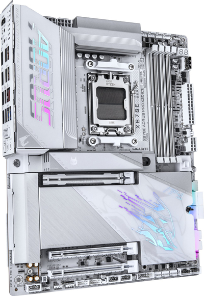 Pllakë amë Gigabyte X870E Aorus Pro X3D ICE, DDR5, PCIe 5.0, e bardhë