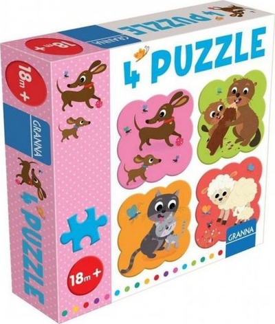 Lodër puzzle Granna me Dachshund