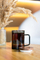 Gotë me infuzor Vialli Design Soho, 350ml, xham borosilikat, grafit
