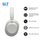 Kufje Sony ULT WEAR, wireless Bluetooth, me heqje zhurme, Off White