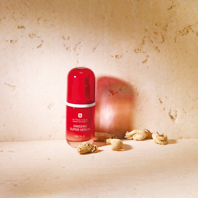 Serum fytyre Erborian Ginseng Super Serum, 30ml, për hidratim edhe për me i dhonë jetë lëkurës