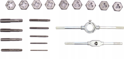 Set kalibruesash MAR-POL SET.20 M55860, 20 copa, metrik, në kuti plastike të kuqe