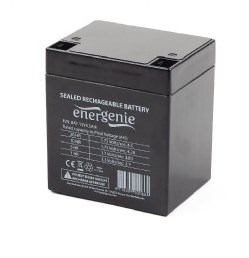 Bateri rikarikueshme Gembird BAT-12V4.5AH, 12V, 4.5Ah, e zezë