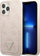 Kllëf telefoni Guess 4G Triangle Logo për iPhone 13 Pro / 13 6.1", me xhepa për karta, rozë