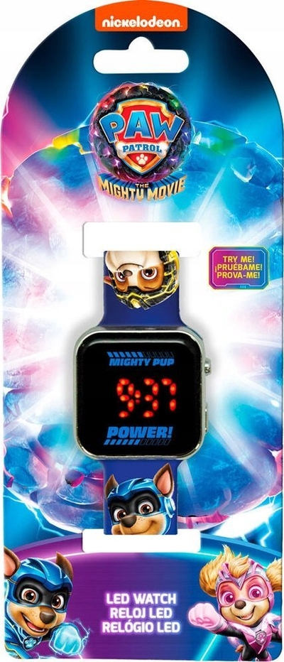 Ora digjitale për fëmijë Euroswan Paw Patrol PW19944, ekran LED, rrip gome