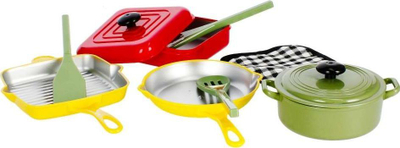 Set loje kuzhine Mega Creative 482905, 10 copë, për kalamaj 3+, shumëngjyrësh